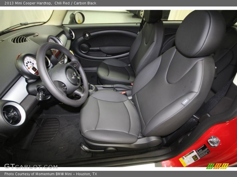 Chili Red / Carbon Black 2013 Mini Cooper Hardtop