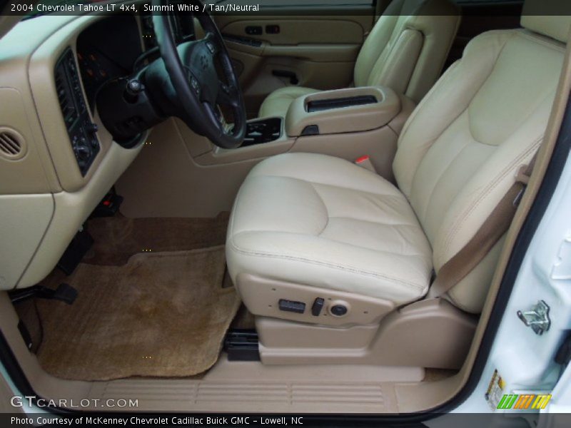 Summit White / Tan/Neutral 2004 Chevrolet Tahoe LT 4x4