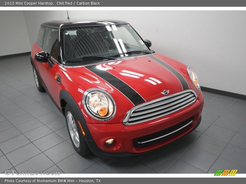 Chili Red / Carbon Black 2013 Mini Cooper Hardtop