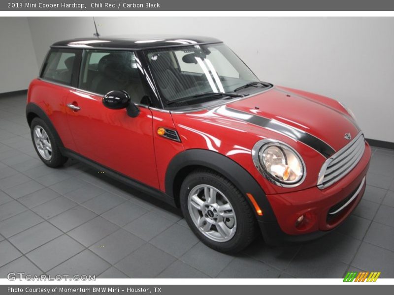 Chili Red / Carbon Black 2013 Mini Cooper Hardtop