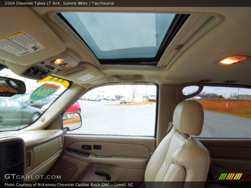 Summit White / Tan/Neutral 2004 Chevrolet Tahoe LT 4x4