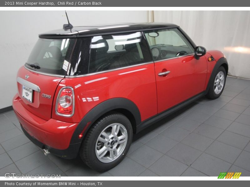 Chili Red / Carbon Black 2013 Mini Cooper Hardtop