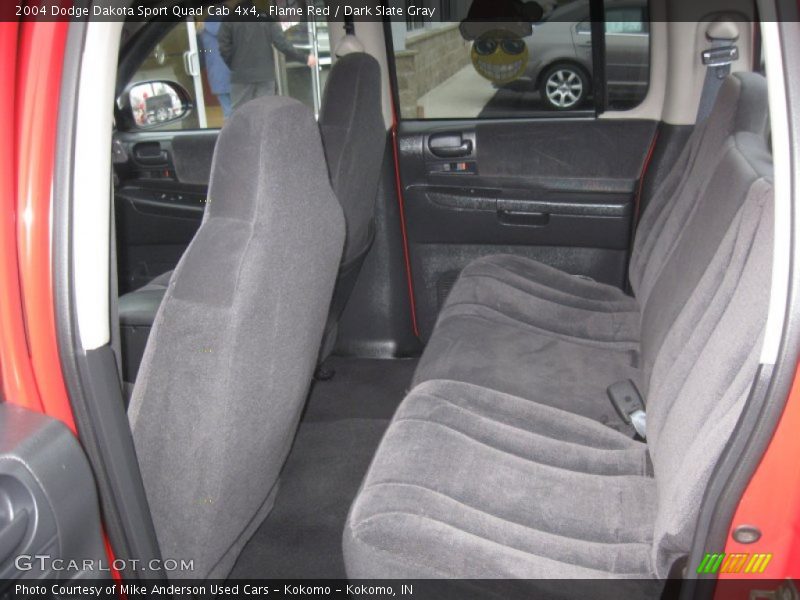 Flame Red / Dark Slate Gray 2004 Dodge Dakota Sport Quad Cab 4x4