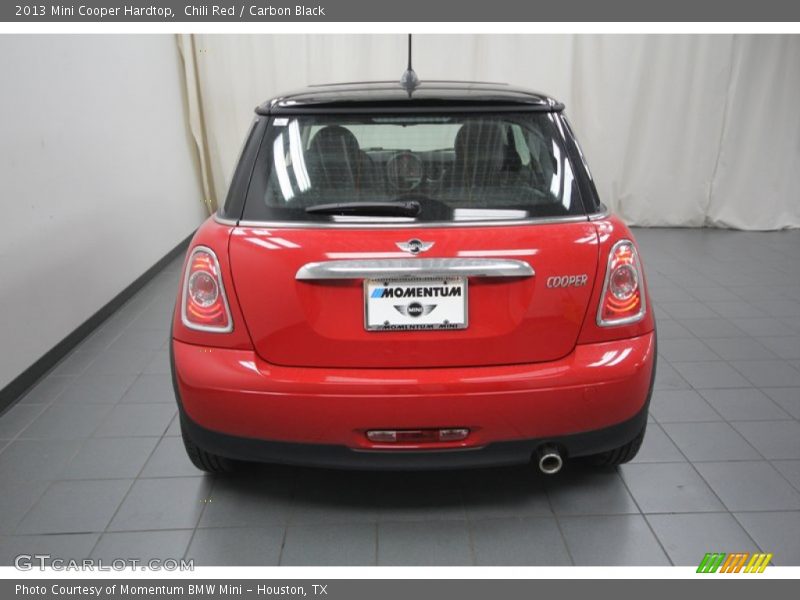 Chili Red / Carbon Black 2013 Mini Cooper Hardtop