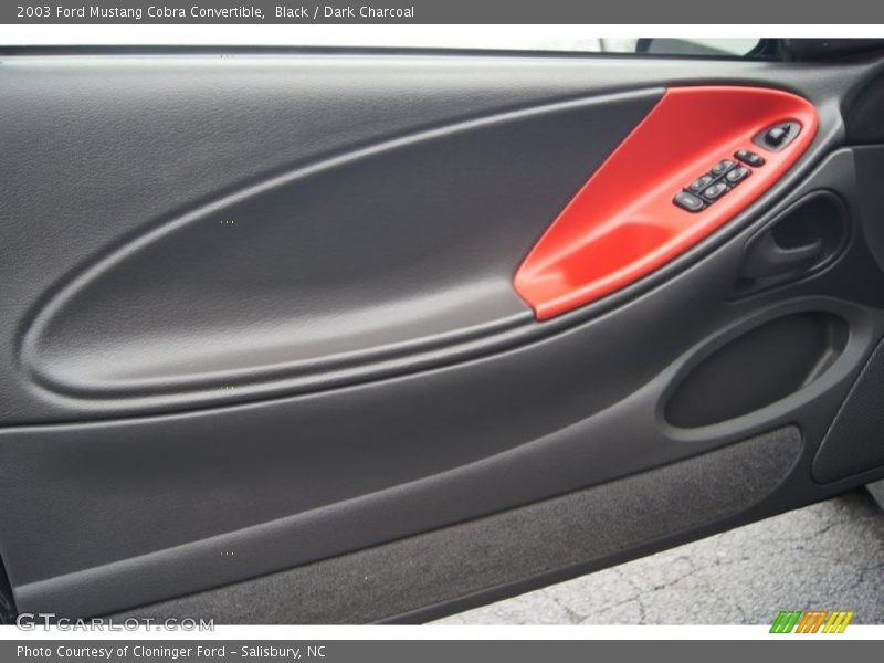 Black / Dark Charcoal 2003 Ford Mustang Cobra Convertible