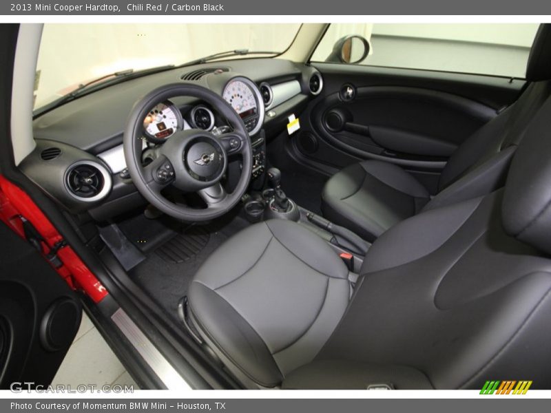 Chili Red / Carbon Black 2013 Mini Cooper Hardtop