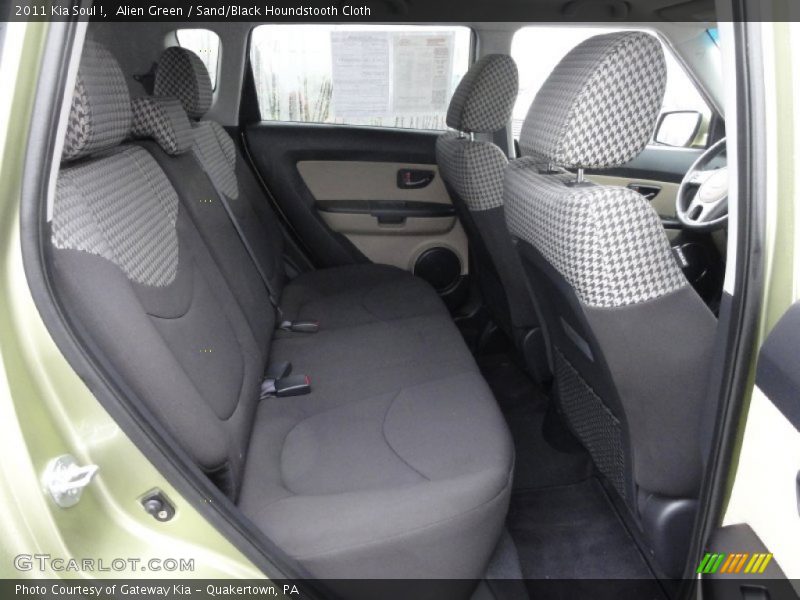 Rear Seat of 2011 Soul !