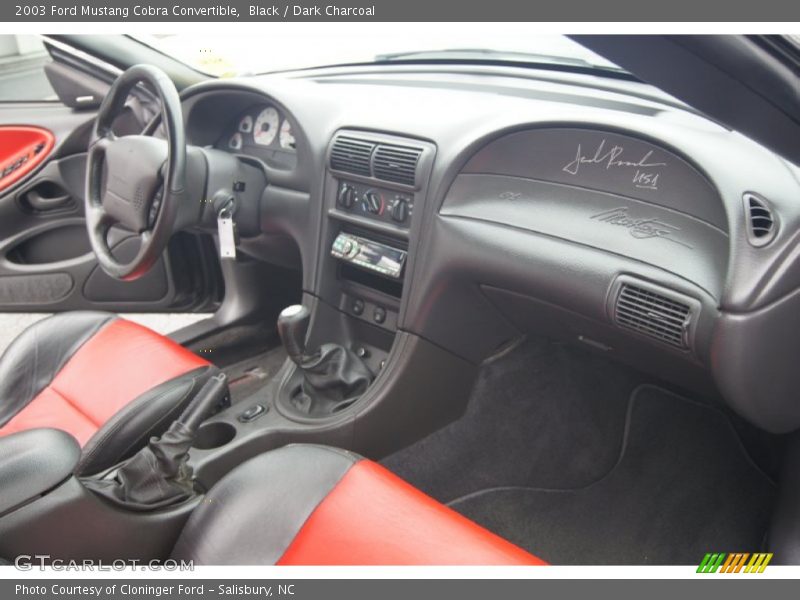 Black / Dark Charcoal 2003 Ford Mustang Cobra Convertible