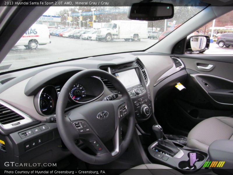  2013 Santa Fe Sport 2.0T AWD Gray Interior