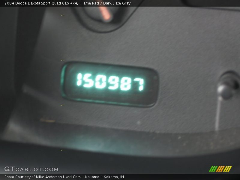 Flame Red / Dark Slate Gray 2004 Dodge Dakota Sport Quad Cab 4x4
