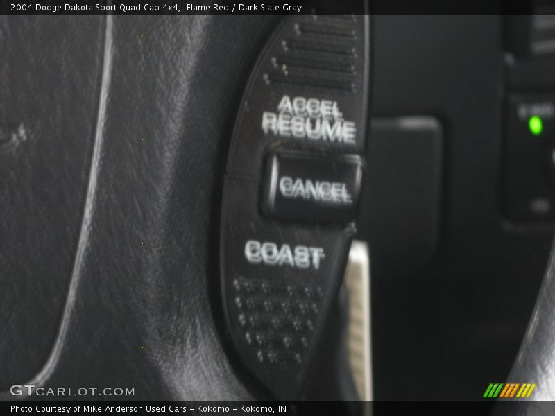 Flame Red / Dark Slate Gray 2004 Dodge Dakota Sport Quad Cab 4x4
