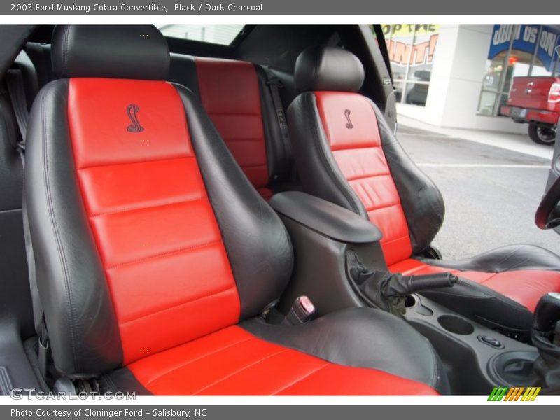 Black / Dark Charcoal 2003 Ford Mustang Cobra Convertible