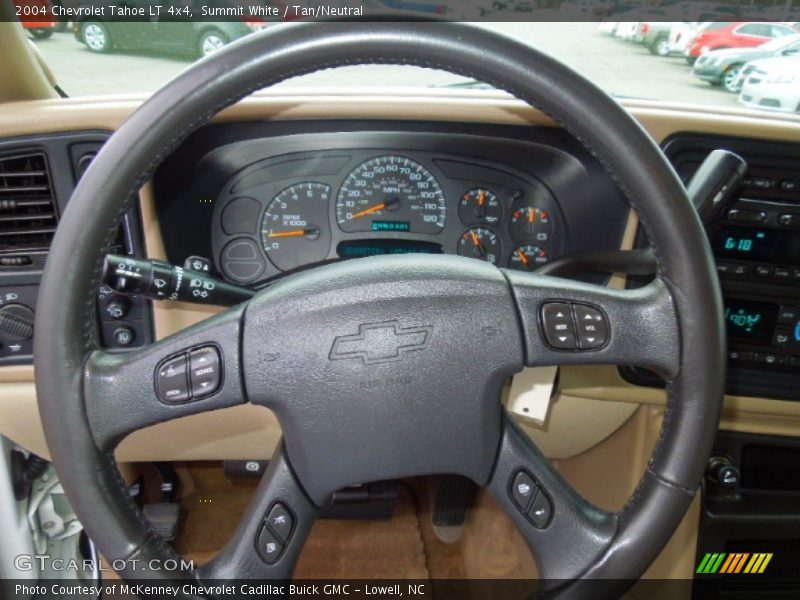 Summit White / Tan/Neutral 2004 Chevrolet Tahoe LT 4x4