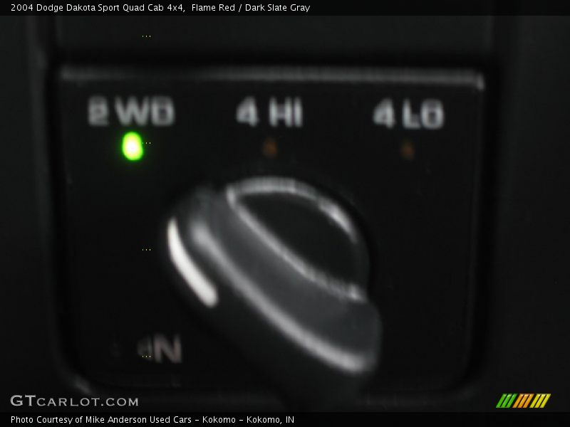 Flame Red / Dark Slate Gray 2004 Dodge Dakota Sport Quad Cab 4x4