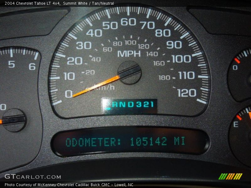 Summit White / Tan/Neutral 2004 Chevrolet Tahoe LT 4x4