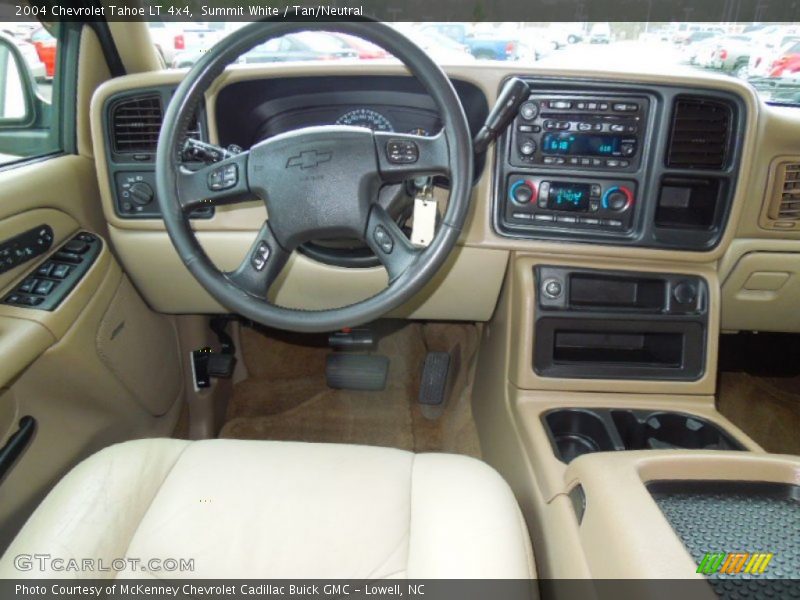 Summit White / Tan/Neutral 2004 Chevrolet Tahoe LT 4x4