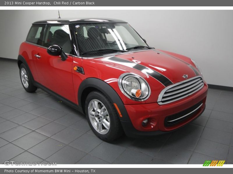 Chili Red / Carbon Black 2013 Mini Cooper Hardtop