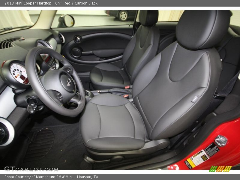 Chili Red / Carbon Black 2013 Mini Cooper Hardtop