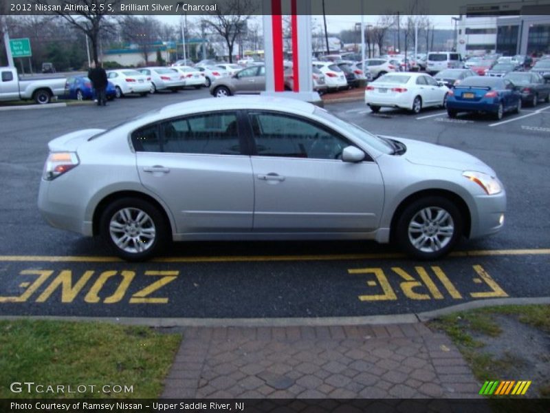 Brilliant Silver / Charcoal 2012 Nissan Altima 2.5 S