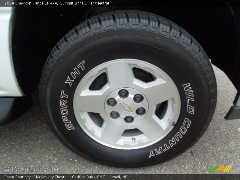 Summit White / Tan/Neutral 2004 Chevrolet Tahoe LT 4x4