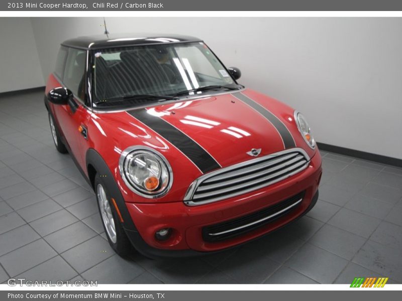 Chili Red / Carbon Black 2013 Mini Cooper Hardtop