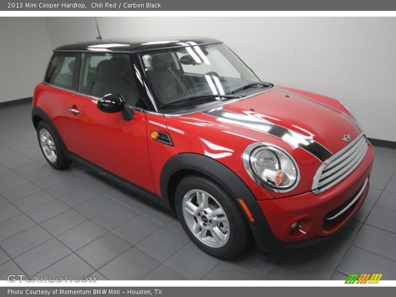 Chili Red / Carbon Black 2013 Mini Cooper Hardtop