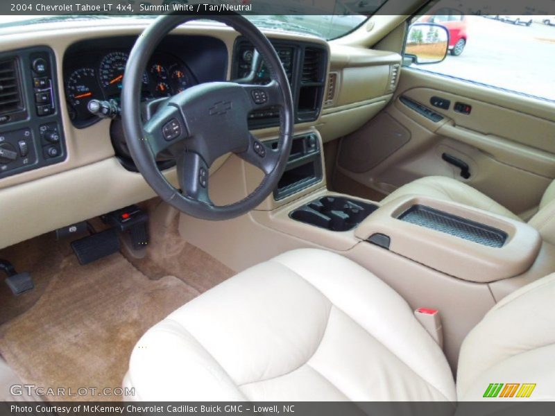 Summit White / Tan/Neutral 2004 Chevrolet Tahoe LT 4x4