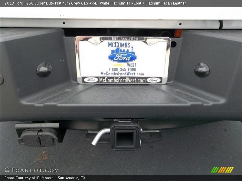 White Platinum Tri-Coat / Platinum Pecan Leather 2013 Ford F250 Super Duty Platinum Crew Cab 4x4