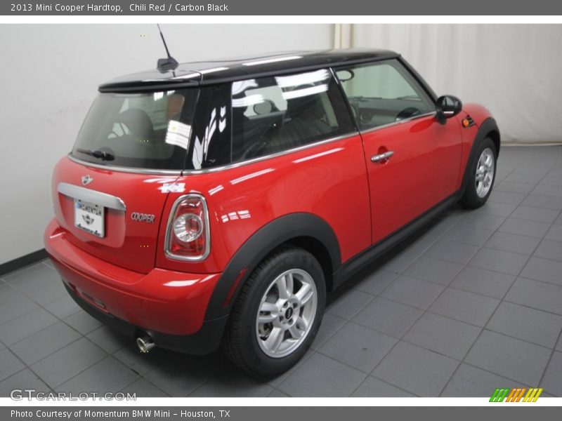 Chili Red / Carbon Black 2013 Mini Cooper Hardtop