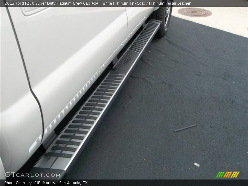 White Platinum Tri-Coat / Platinum Pecan Leather 2013 Ford F250 Super Duty Platinum Crew Cab 4x4