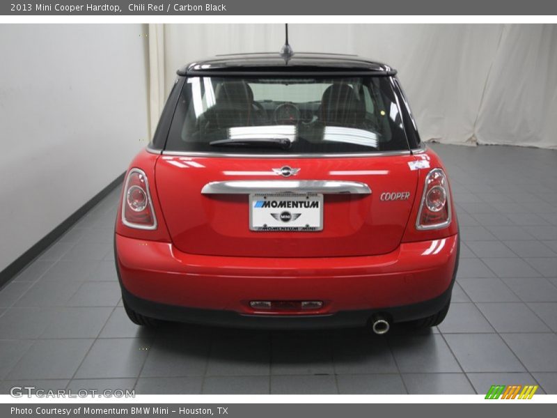 Chili Red / Carbon Black 2013 Mini Cooper Hardtop