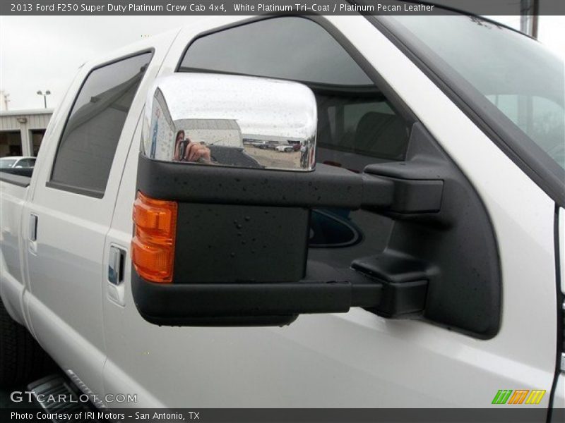 White Platinum Tri-Coat / Platinum Pecan Leather 2013 Ford F250 Super Duty Platinum Crew Cab 4x4