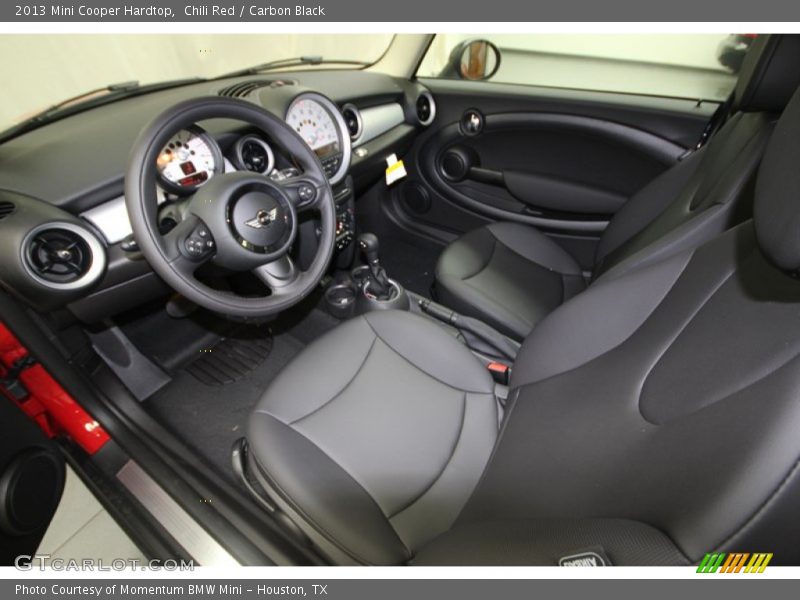 Chili Red / Carbon Black 2013 Mini Cooper Hardtop