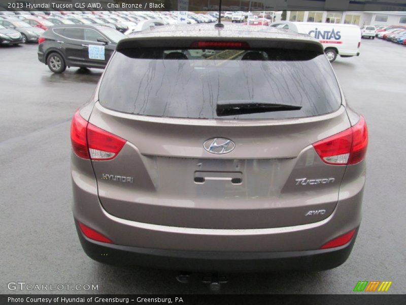 Chai Bronze / Black 2013 Hyundai Tucson GLS AWD