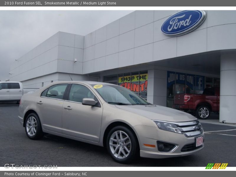 Smokestone Metallic / Medium Light Stone 2010 Ford Fusion SEL