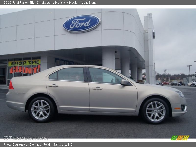 Smokestone Metallic / Medium Light Stone 2010 Ford Fusion SEL