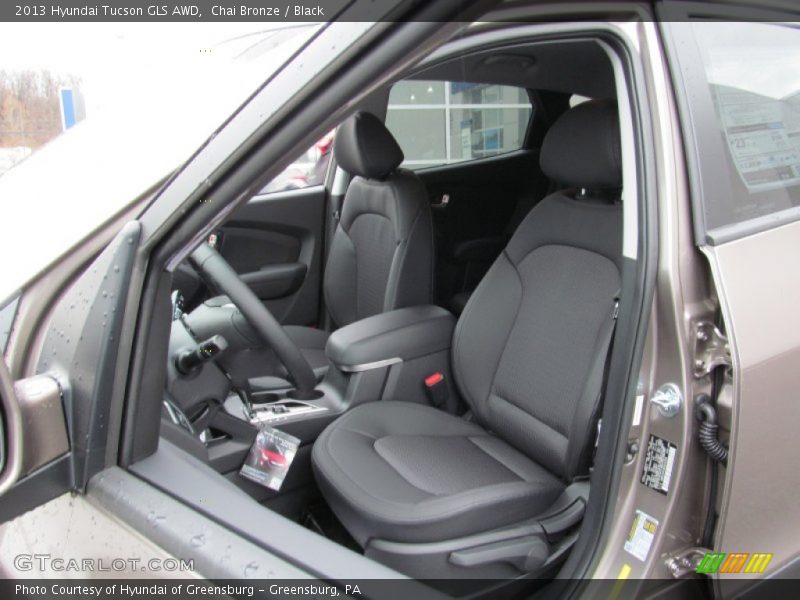 Chai Bronze / Black 2013 Hyundai Tucson GLS AWD