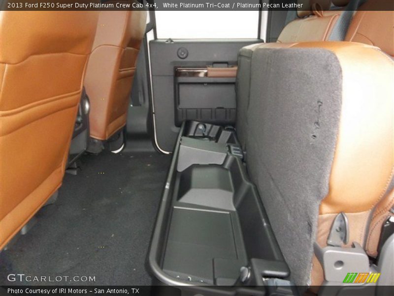  2013 F250 Super Duty Platinum Crew Cab 4x4 Platinum Pecan Leather Interior