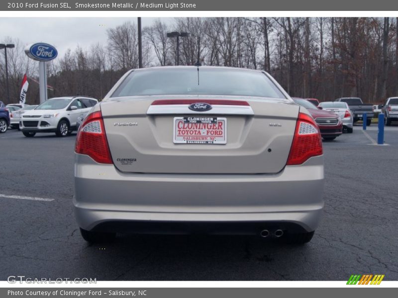 Smokestone Metallic / Medium Light Stone 2010 Ford Fusion SEL