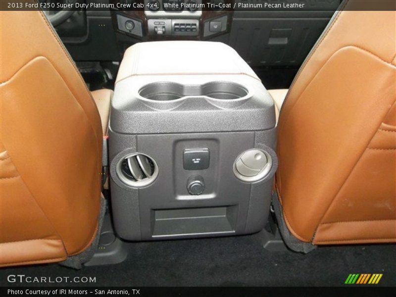 White Platinum Tri-Coat / Platinum Pecan Leather 2013 Ford F250 Super Duty Platinum Crew Cab 4x4