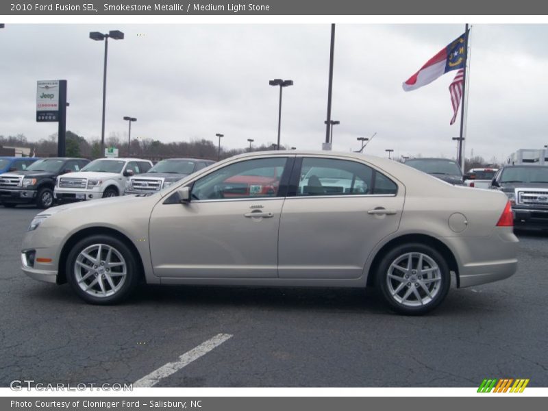 Smokestone Metallic / Medium Light Stone 2010 Ford Fusion SEL