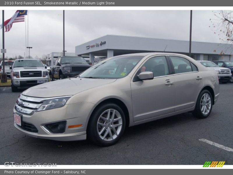 Smokestone Metallic / Medium Light Stone 2010 Ford Fusion SEL