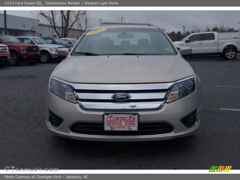 Smokestone Metallic / Medium Light Stone 2010 Ford Fusion SEL