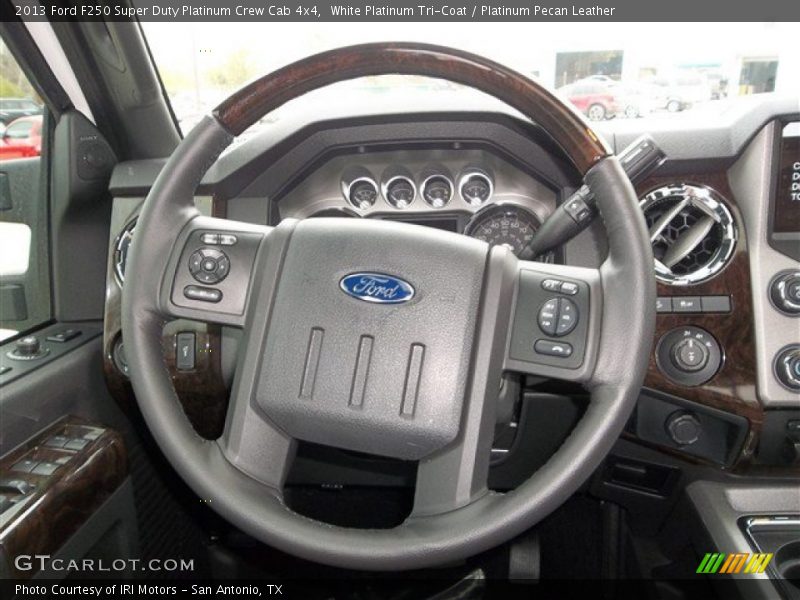  2013 F250 Super Duty Platinum Crew Cab 4x4 Steering Wheel