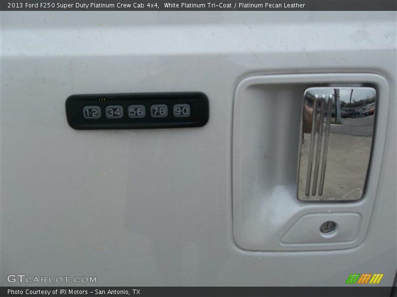 White Platinum Tri-Coat / Platinum Pecan Leather 2013 Ford F250 Super Duty Platinum Crew Cab 4x4