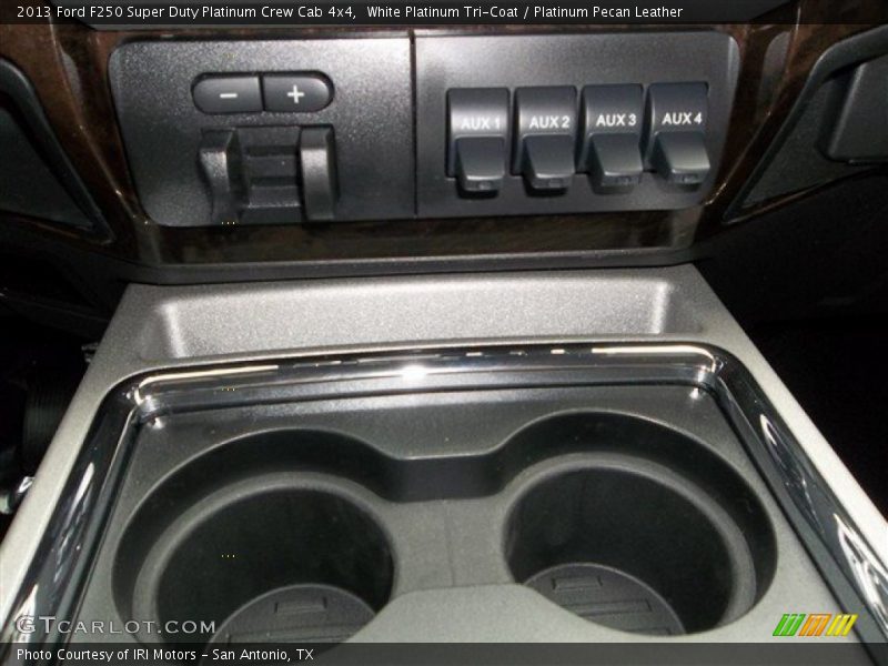 White Platinum Tri-Coat / Platinum Pecan Leather 2013 Ford F250 Super Duty Platinum Crew Cab 4x4