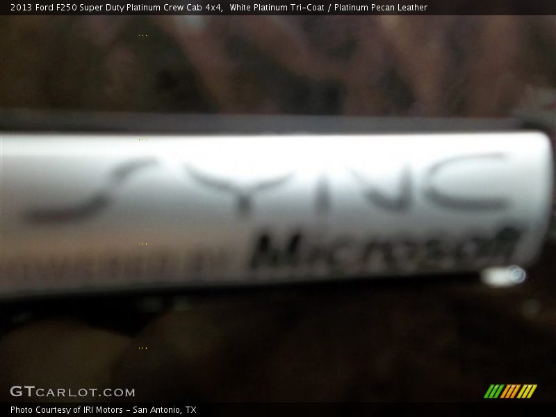 White Platinum Tri-Coat / Platinum Pecan Leather 2013 Ford F250 Super Duty Platinum Crew Cab 4x4