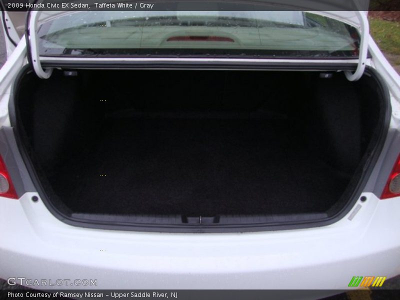 Taffeta White / Gray 2009 Honda Civic EX Sedan