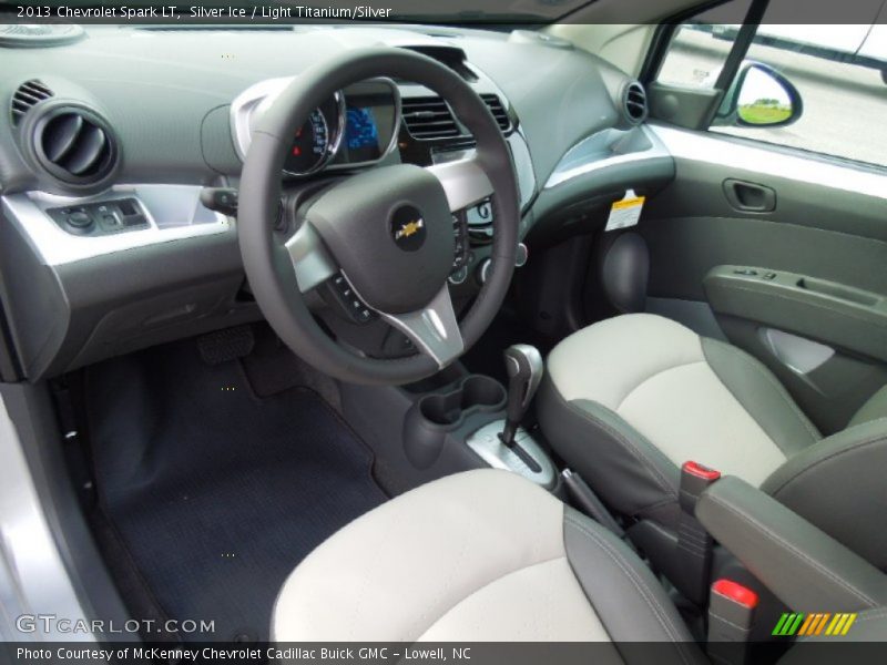 Light Titanium/Silver Interior - 2013 Spark LT 
