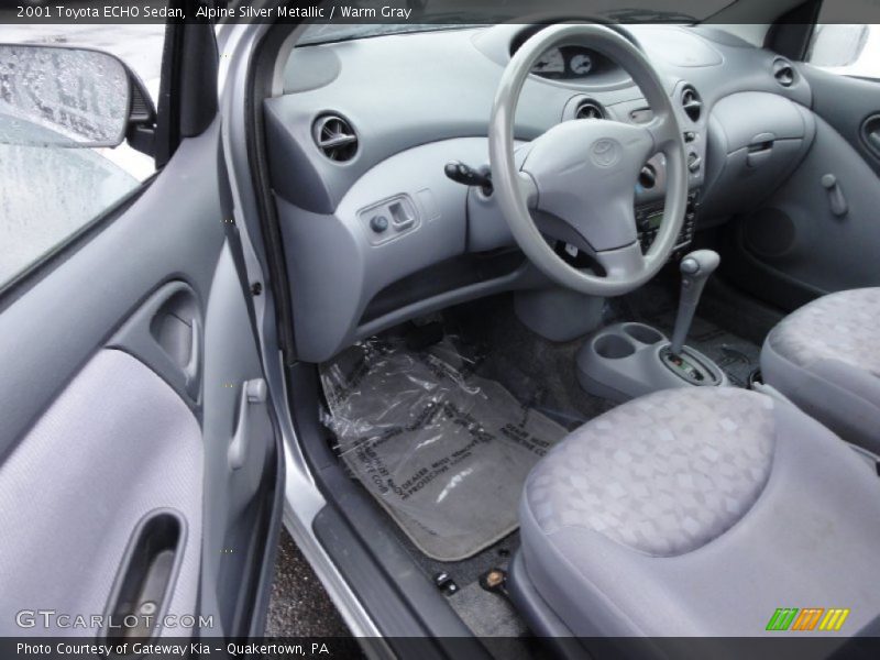 Warm Gray Interior - 2001 ECHO Sedan 